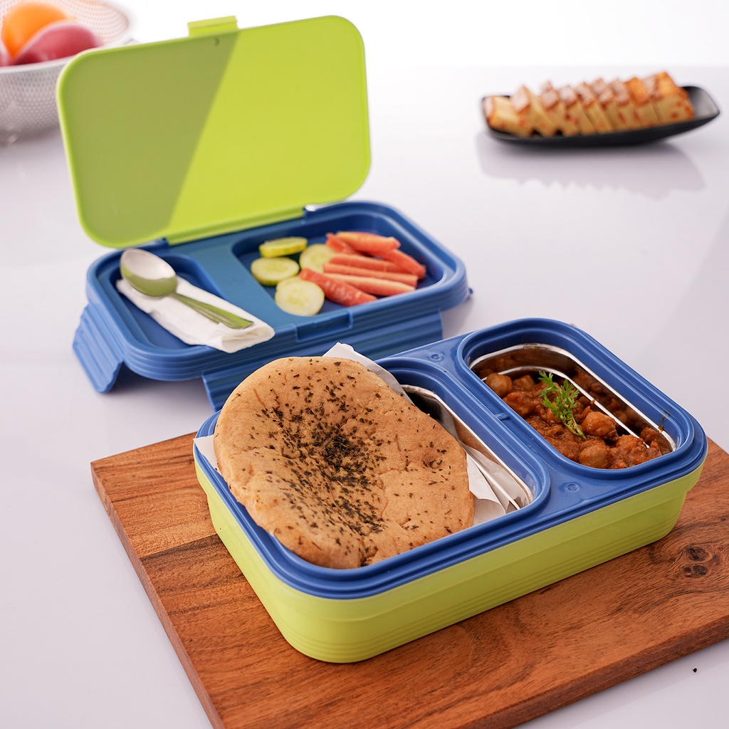 Food Buddy 2 Stainless Steel Lunch Box